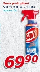 Čistič proti plísním Savo