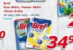 WC blok gelový Duo-Aktiv Bref