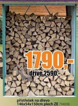 Přístřešek na dřevo