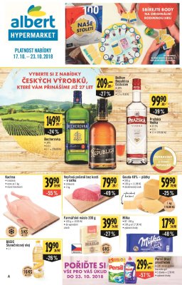 akční leták Albert 17.10.2018-23.10.2018