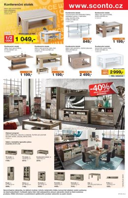 akční leták Sconto nábytek 17.10.2018-30.10.2018