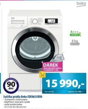 Sušička prádla Beko EDE8635RX0