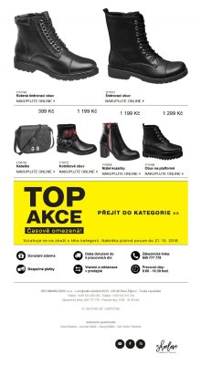 akční leták DEICHMANN 16.10.2018-21.10.2018