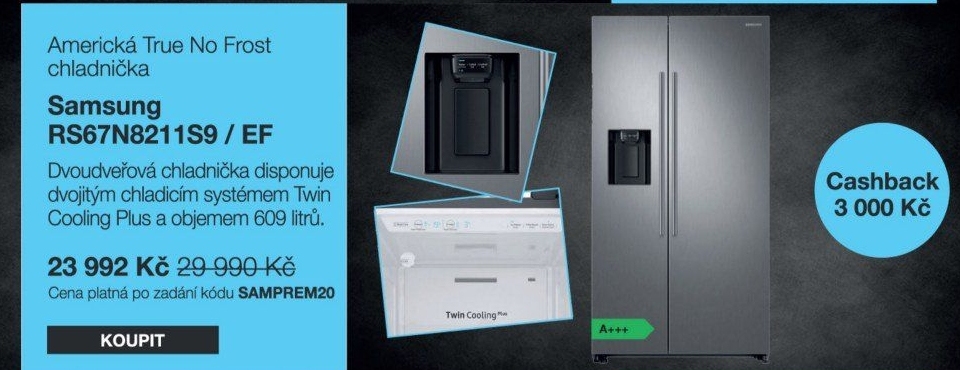 Americká chladnička Samsung RS67N8211S9/EF