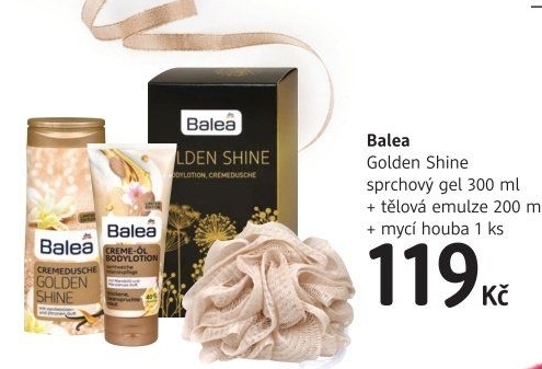 Dárková kazeta Golden Shine Balea