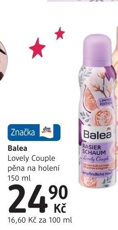 Pěna na holení dámská Balea