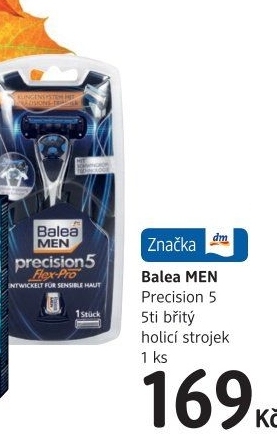Holicí strojek pánský Precision 5 Power Men Balea