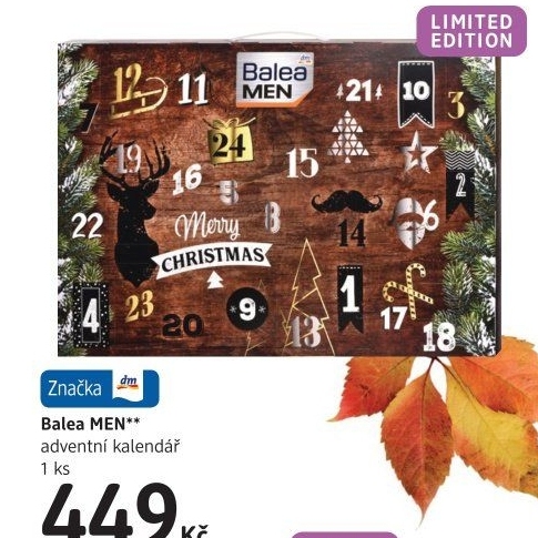 Adventní kalendář Men Balea