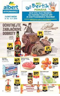 akční leták Albert 31.10.2018-6.11.2018