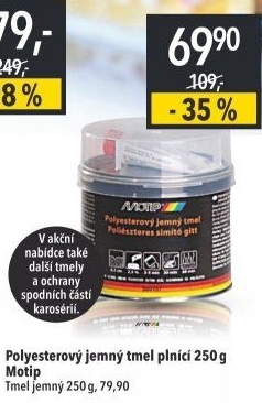 Polyesterový tmel Motip