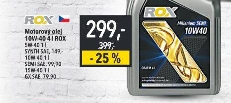 Motorový olej 10W - 40 Rox Millenium Semi