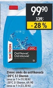 Zimní směs do ostřikovačů Sheron