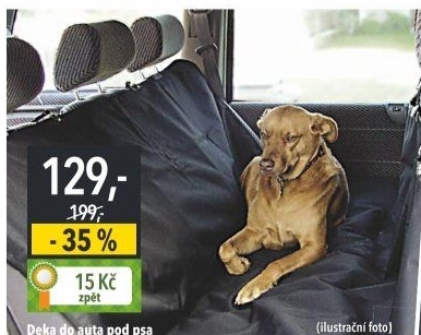 Ochranná deka do auta proti zvířecím chlupům