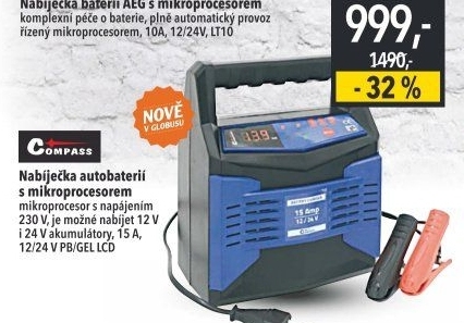Nabíječka autobaterií Compass