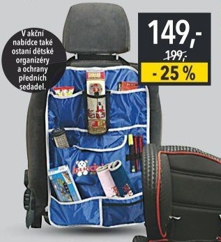 Organizér do auta dětský