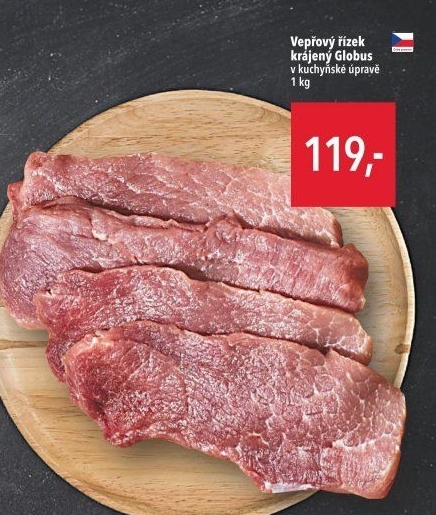 Řízky vepřové Globus