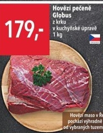 Hovězí pečeně z krku Globus