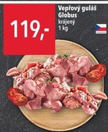 Maso na guláš vepřové Globus