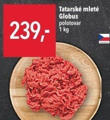 Tatarský biftek Globus