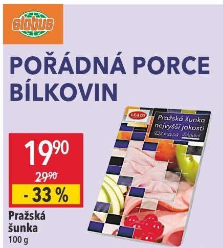 Šunka pražská nejvyšší jakosti LE&CO