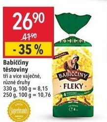 Těstoviny babiččiny Druid