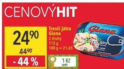 Játra tresčí Giana