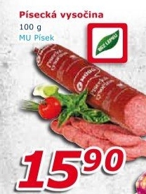 Salám Vysočina písecká Maso uzeniny Písek