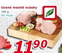 Masové ocásky uzené s kostí Maso uzeniny Písek