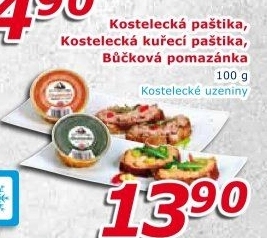 Paštika kostelecká Kostelecké uzeniny