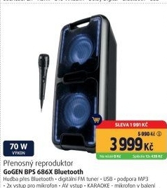 Party reproduktor GoGEN BPS 686X