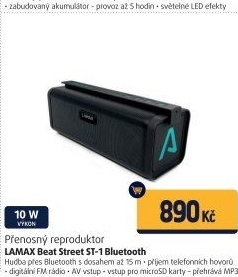 Bezdrátový reproduktor Lamax Beat Street ST-1 - Datart akcniletaky.com