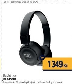 Sluchátka JBL T450BT