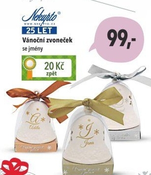 Vánoční zvonek dárkový