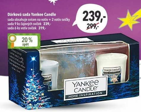 Sada dárková luxusní svíčky Yankee Candle