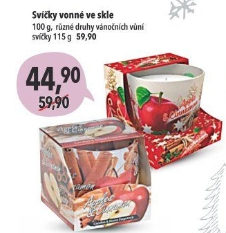 Svíčka vonná ve skle