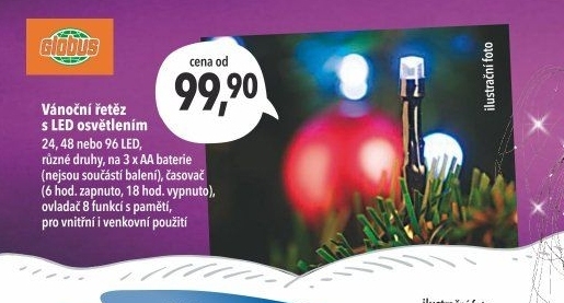 LED světelný řetěz