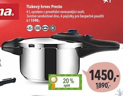 Hrnec tlakový Presto Tescoma