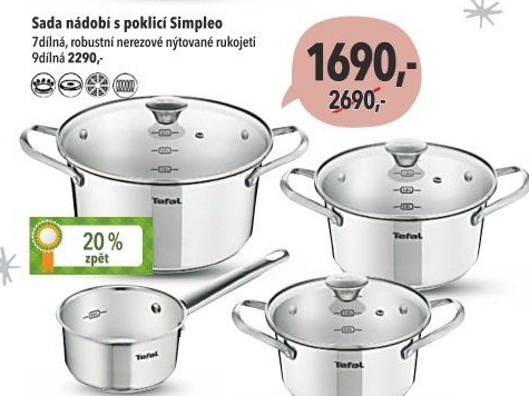 Sada nádobí Tefal Simpleo