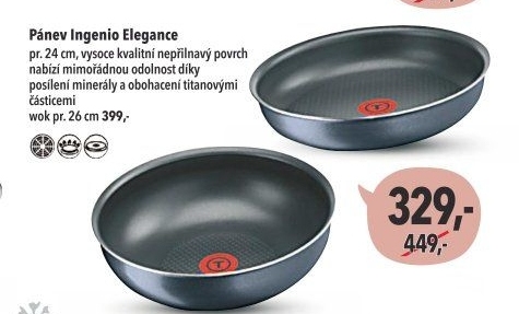 Pánev Ingenio Elegance Tefal - Globus akcniletaky.com