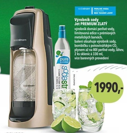 Výrobník sody Jet Sodastream