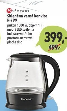 Rychlovarná konvice R-799 Rohnson