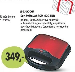 Sendvičovač Sencor SSM 4221