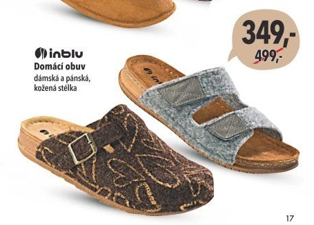 Domácí obuv Inblu