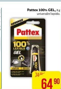 Lepidlo gel 100% Pattex
