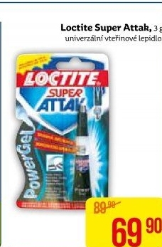 Vteřinové lepidlo Super Attak Loctite