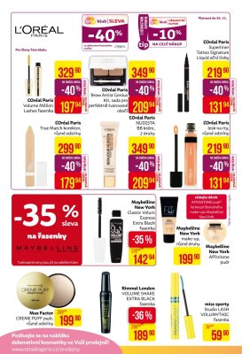 akční leták Teta drogerie 15.11.2018-26.11.2018