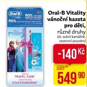 Dárková kazeta dětská Oral-B Vitality Braun