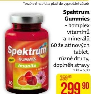 Vitamíny Gummies Imunita Spektrum