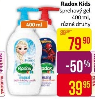 Sprchový gel dětský Radox