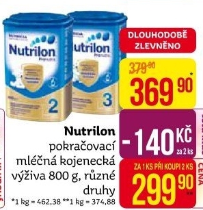 Kojenecké mléko Nutrilon